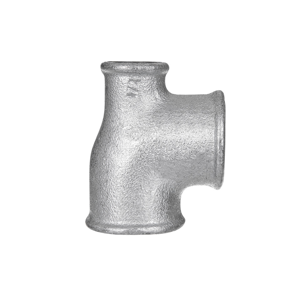 T-stück 90 Grad, 1 1/4 X 1 X 1" Ig Temperguss Verzinkt 130