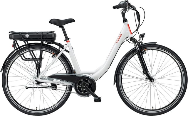 TELEFUNKEN E-Bike »RC890 Multitalent«, 28 Zoll, RH: 49 cm, 7-Gang - weiss