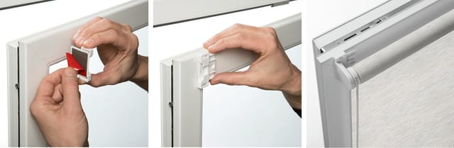GARDINIA Rollo »Easyfix«, weiß, Polyester - weiss