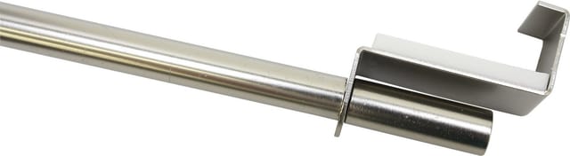 GARDINIA Vitragestange »Zylinder«, Länge 400 mm, Ø 9 mm, Metall - silberfarben