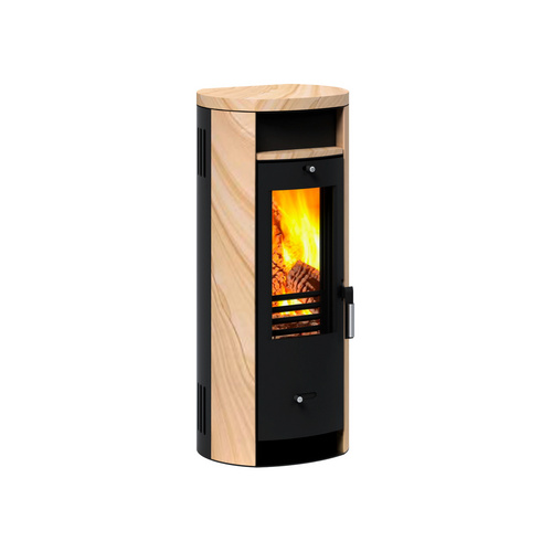 accente Kaminofen »Slimline«, schwarz, Sandstein, 5 kW - beige Bild 4
