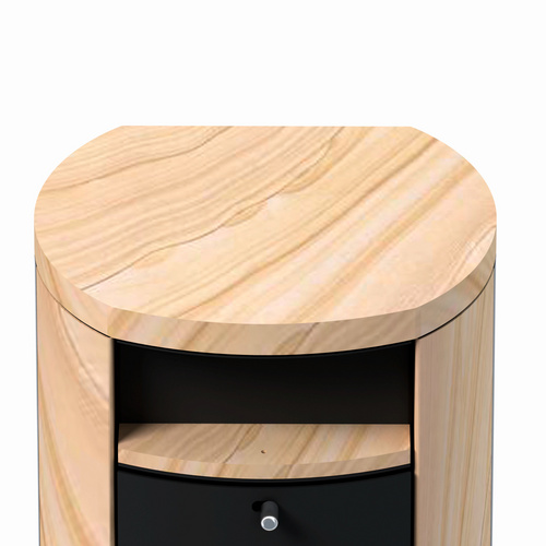 accente Kaminofen »Slimline«, schwarz, Sandstein, 5 kW - beige Bild 5