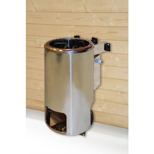 WEKA Saunaofen »Kompakt«, inkl. integrierter Steuerung, 3,6 kW - silberfarben
