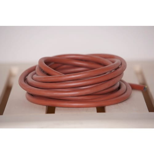 WEKA Silikonkabel, rot, Silikon, L: 650 cm, für Saunaofen
