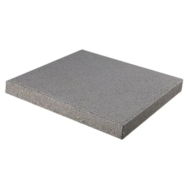 EHL Terrassenplatte, LxBxH: 40 x 40 x 5 cm, Beton, glatt, gefast, grau