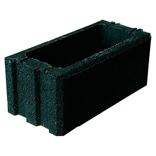 Mr. GARDENER Normalstein, Beton, offenporig, BxHxL: 25 x 20 x 50 cm, anthrazit - grau