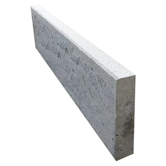 EHL Rasenkante, BxHxL: 6 x 25 x 100 cm, Beton - grau