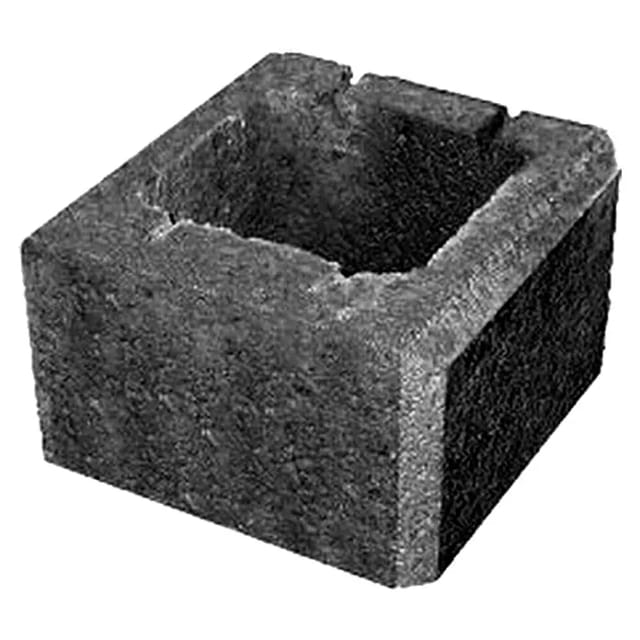 EHL Pfeilerelement, Beton, Offenporig - grau