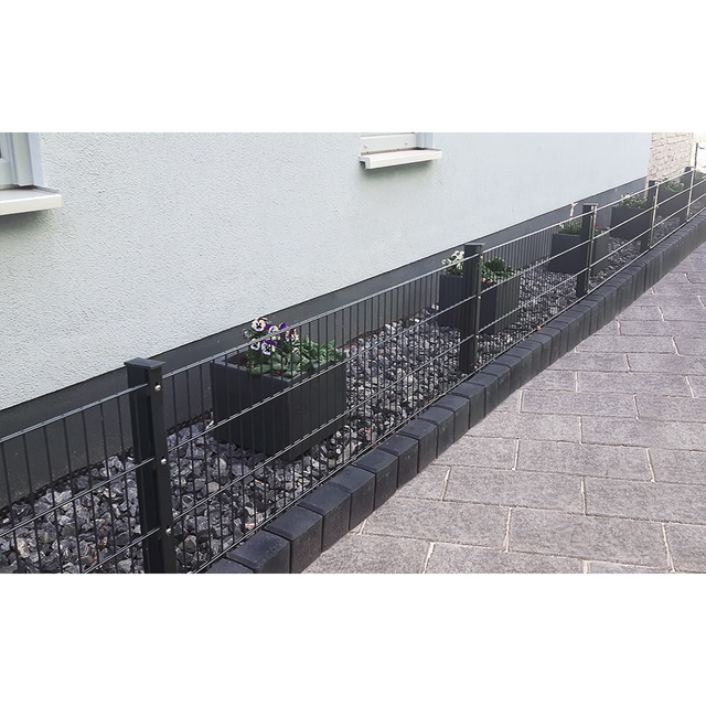 EHL Rechteck-Palisade, Beton, Breite: 12 cm, anthrazit - grau