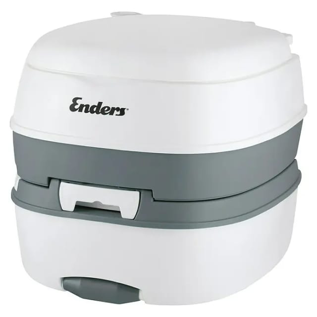 ENDERS Campingtoilette »Deluxe«, weiß, grau - weiss