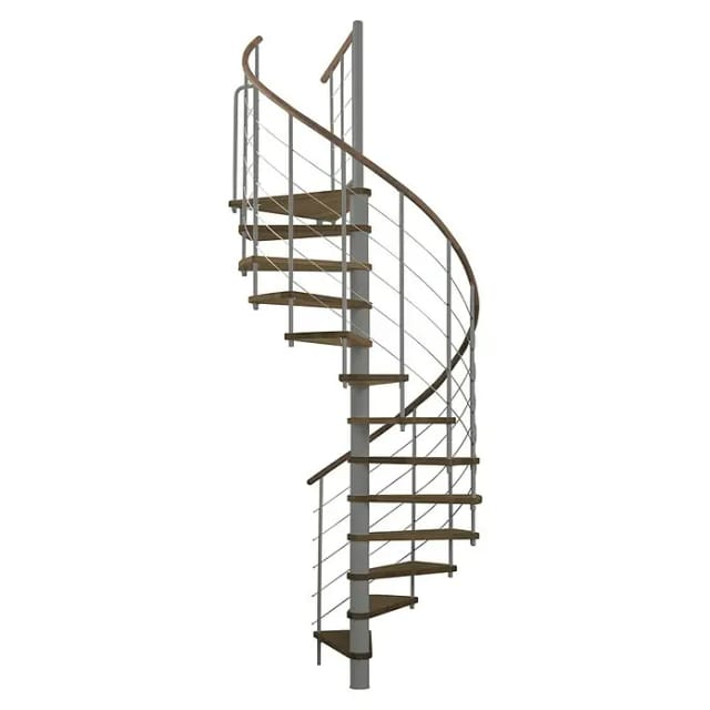 Minka Spindeltreppe »Venezia «, bis 309 cm Raumhöhe - braun