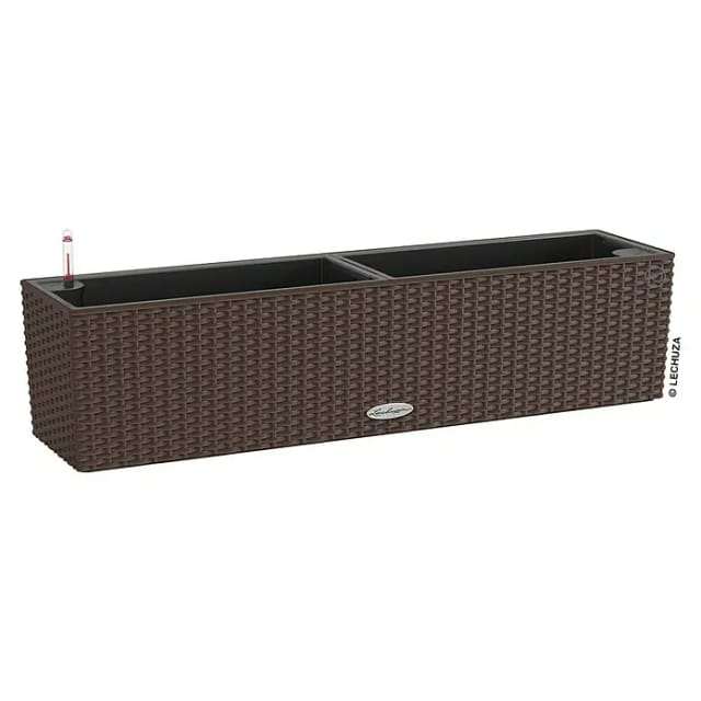 LECHUZA Balkonkasten »BALCONERA«, Kunststoff, mocca, rechteckig - braun