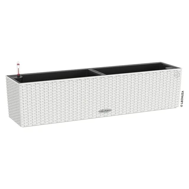 LECHUZA Balkonkasten »BALCONERA«, Kunststoff, weiß, rechteckig - weiss