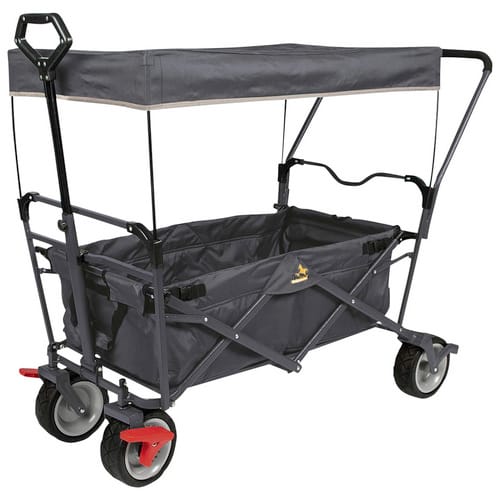 Pinolino Bollerwagen »Paddy«, BxHxL: 59 x 67 x 134 cm, max. Belastung: 70 kg - grau