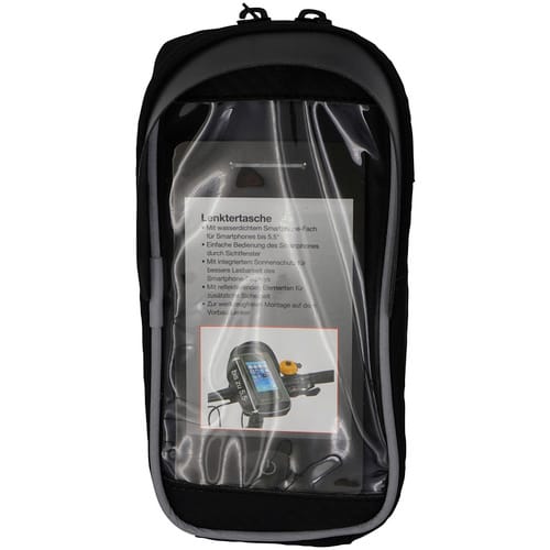 PROPHETE Lenkertasche »Sattel- und Packtaschen«, Kunststoff, schwarz, 1,5 l