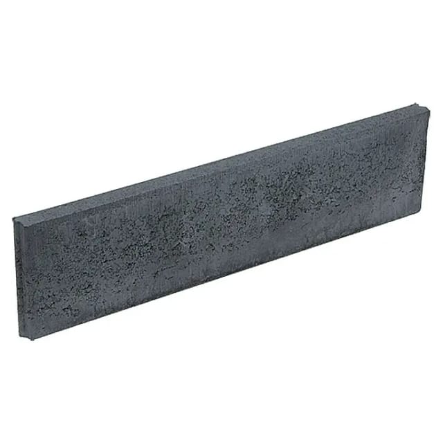 EHL Rasenkante, BxHxL: 5 x 25 x 100 cm, Beton - grau