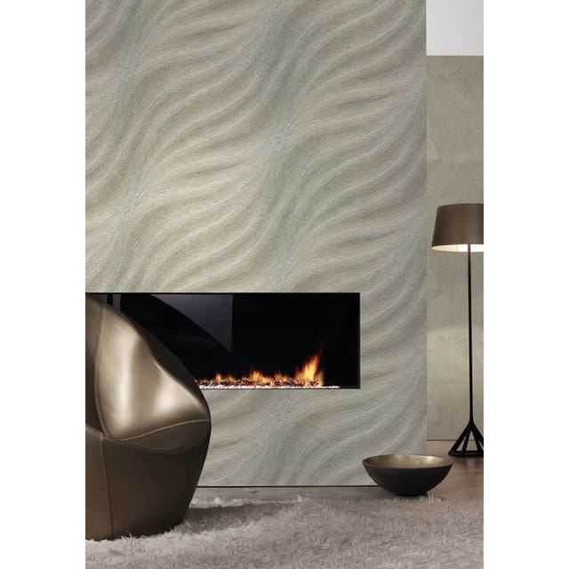 Vliestapete »Colani Evolution«, bronzefarben, strukturiert - braun