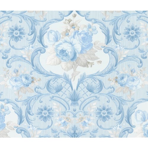 Vliestapete »Opulence Classic«, hellblau, strukturiert