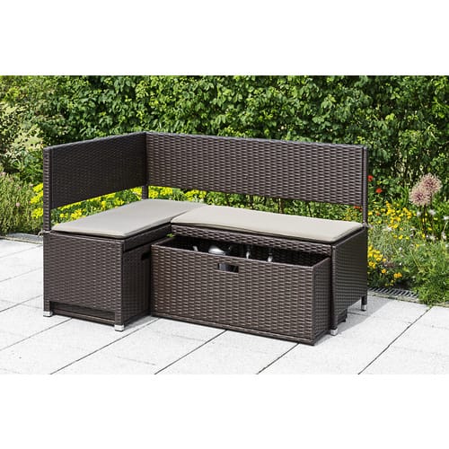 MERXX Unterschiebbox, BxHxT: 95 x 40 x 49 cm, braun