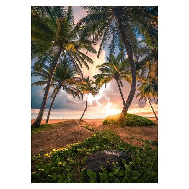 KOMAR Vliestapete »Vertical Paradise«, Breite 200 cm, seidenmatt - bunt