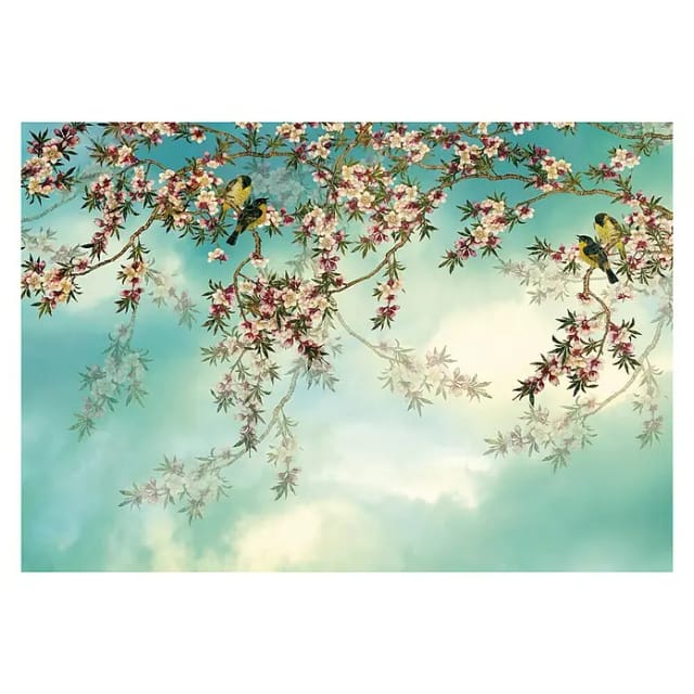 KOMAR Papiertapete »Sakura«, Breite: 368 cm, inkl. Kleister - bunt