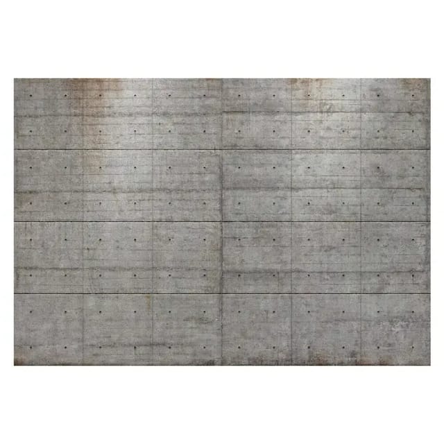 KOMAR Papiertapete »Concrete Blocks«, Breite: 368 cm, inkl. Kleister - bunt