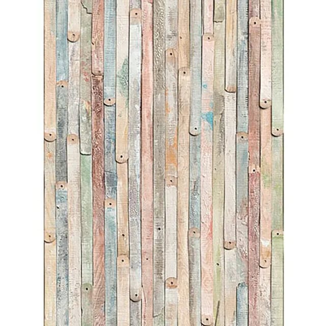 KOMAR Papiertapete »Vintage Wood«, Breite: 184 cm, inkl. Kleister - bunt