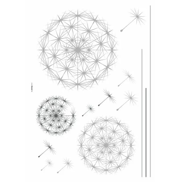 KOMAR Dekosticker »Dandelion«, BxH: 100 x 70 cm - bunt