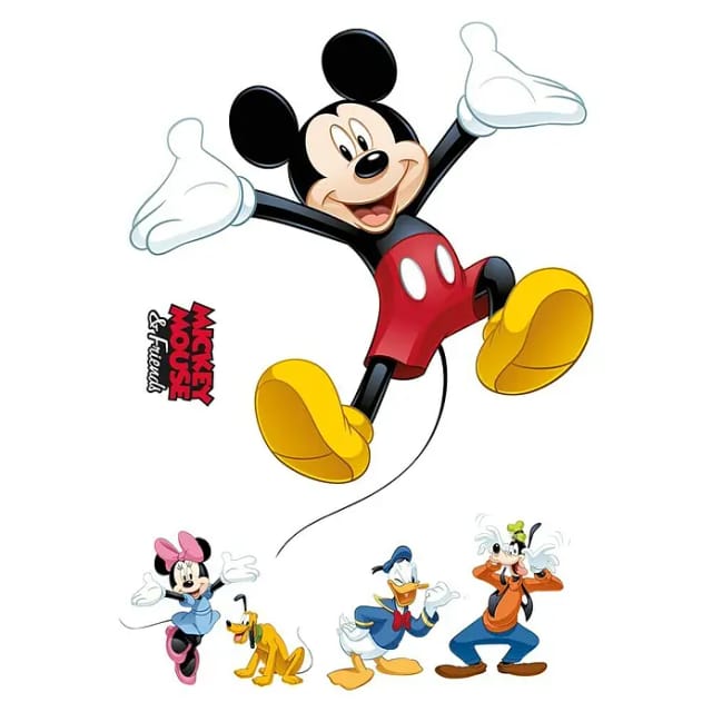 KOMAR Dekosticker »Mickey and Friends«, BxH: 50 x 70 cm - bunt