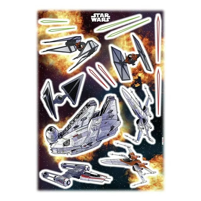 KOMAR Dekosticker »Star Wars Spaceship«, BxH: 50 x 70 cm - bunt