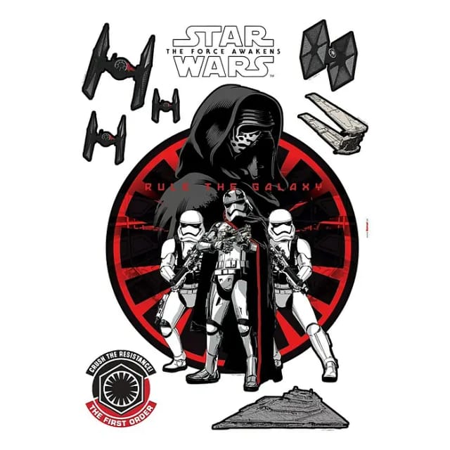 KOMAR Dekosticker »Star Wars First Order«, BxH: 50 x 70 cm - bunt
