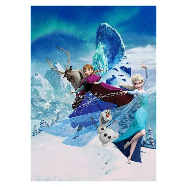 KOMAR Vliestapete »Frozen Elsas Magic«, bunt, glatt