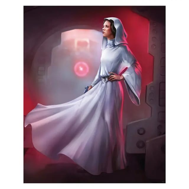 KOMAR Vliestapete »Star Wars Classic Leia«, bunt, glatt