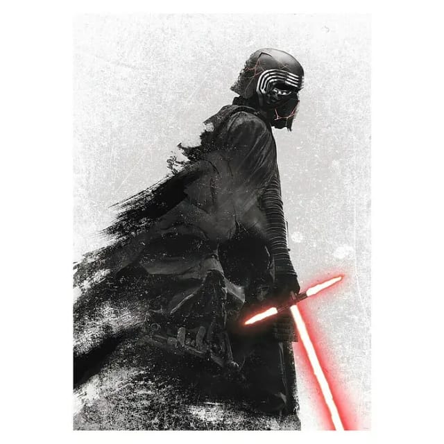 KOMAR Vliestapete »Star Wars Kylo Vader Shadow«, bunt, glatt