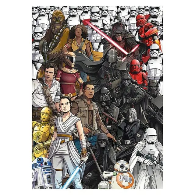 KOMAR Vliestapete »Star Wars Retro Cartoon«, bunt, glatt