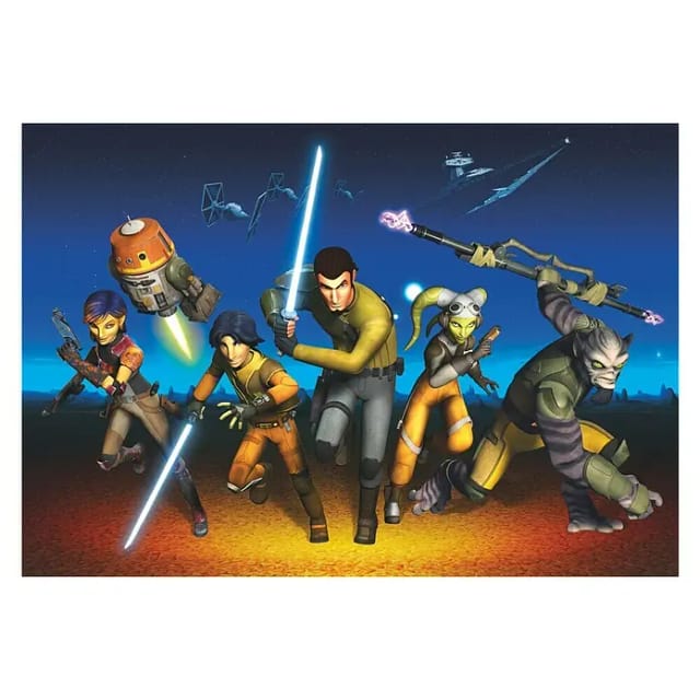 KOMAR Papiertapete »STAR WARS Rebels Run«, Breite 368 cm - bunt