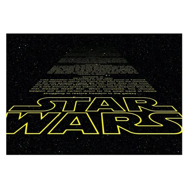 KOMAR Papiertapete »STAR WARS Intro«, Breite 368 cm - bunt