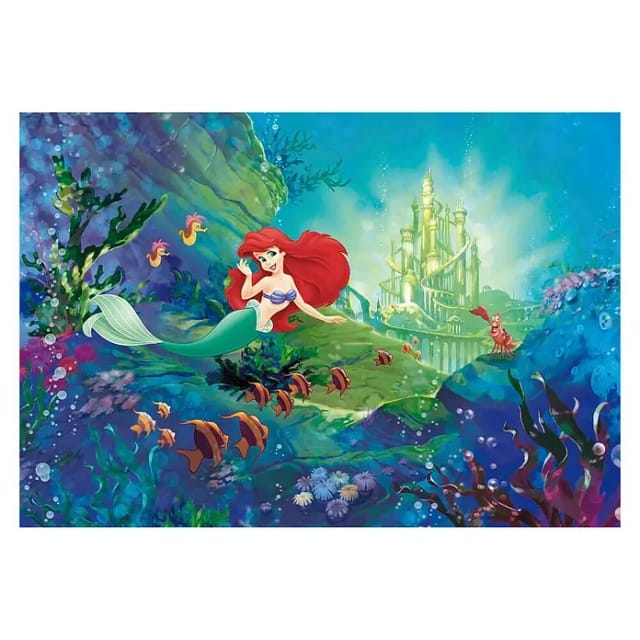 KOMAR Papiertapete »Ariel' s Castle«, Breite 368 cm - bunt