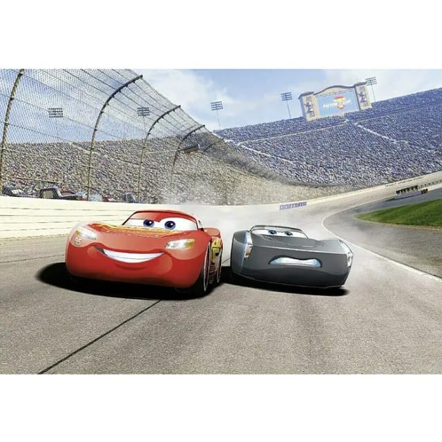 KOMAR Papiertapete »Cars3 Curve«, Breite 368 cm - bunt