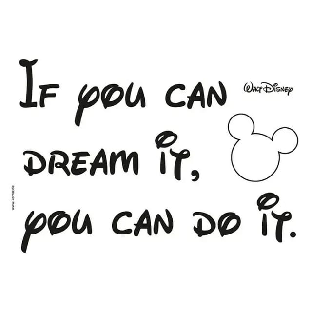 KOMAR Dekosticker »Disney You can do it«, BxH: 50 x 70 cm - bunt