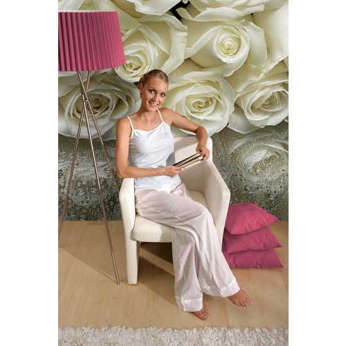 KOMAR Papiertapete »A la Rose«, Breite: 368 cm, inkl. Kleister - bunt