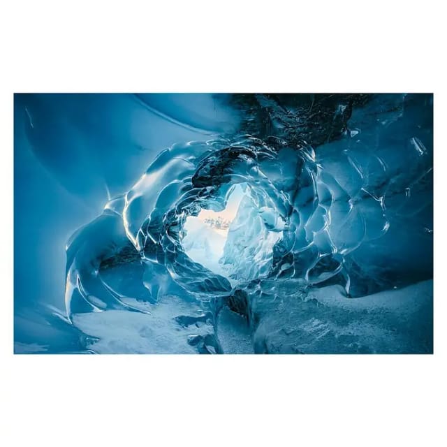 KOMAR Vliestapete »Glacier«, Breite 450 cm, seidenmatt - bunt