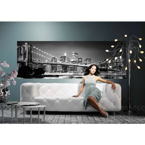 KOMAR Papiertapete »Brooklyn Bridge«, Breite: 368 cm, inkl. Kleister - bunt