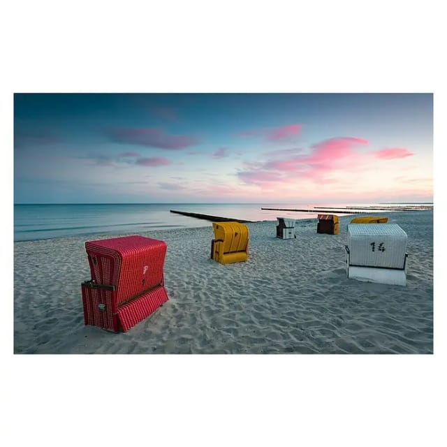 KOMAR Vliestapete »Ostseetraum«, Breite 450 cm, seidenmatt - bunt