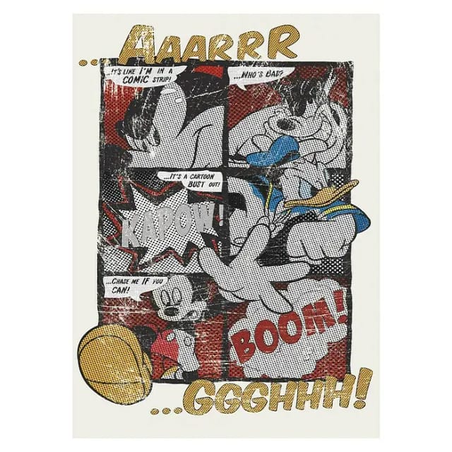 KOMAR Papiertapete »Mickey's Great Escape«, Breite 184 cm - bunt