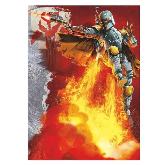KOMAR Papiertapete »STAR WARS Boba Fett«, Breite 184 cm - bunt
