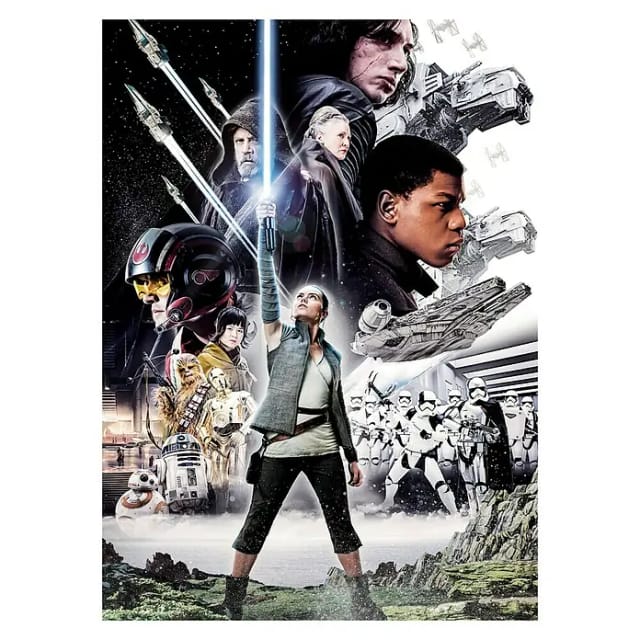 KOMAR Papiertapete »STAR WARS Balance«, Breite 184 cm - bunt