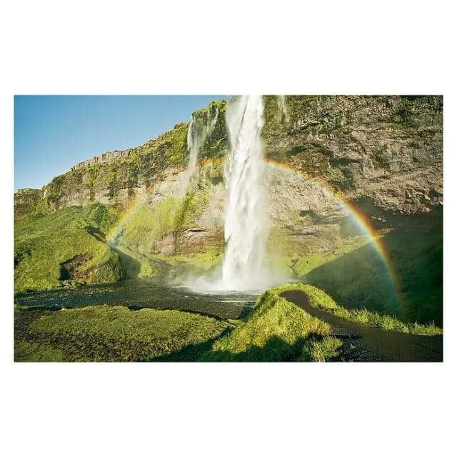KOMAR Vliestapete »Power of Iceland«, Breite 450 cm, seidenmatt - bunt