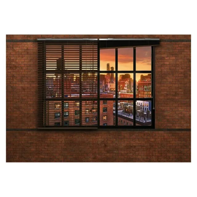 KOMAR Papiertapete »Brooklyn Brick«, Breite 368 cm - bunt
