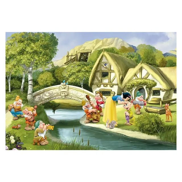 KOMAR Papiertapete »Snowwhite«, Breite: 368 cm, inkl. Kleister - bunt